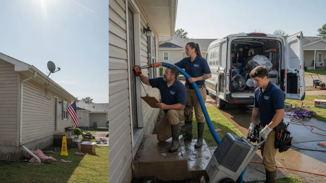 Ceiling Water Damage Restoration in Longville, MN near me